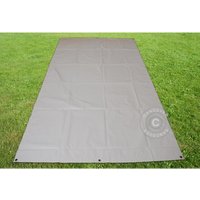 Plane Abdeckplane/Bodenplane Abdeckplane 3,7x8,6m PVC, Grau - Grau von DANCOVER