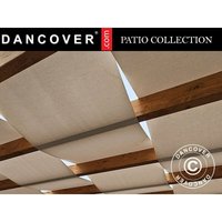 Sonnensegel, 0,5x50m, 1 Rolle, Sand von DANCOVER