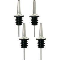 4x Ausgießer Flasche Edelstahl Flaschenausgießer Öl Schnapsausgießer Dosierer Spirituosen 4x Ausgießer Flasche Edelstahl Flaschenausgießer Öl Schnapsausgießer Dosierer Spirituosen von DANDIBO