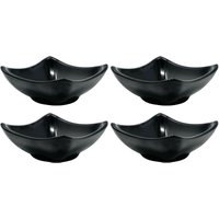 Dandibo - 4x Dipschalen Melamin Set Schwarz 755 Snackschale Servierschale Klein Mini Saucenschälchen Soja Dandibo - 4x Dipschalen Melamin Set Schwarz 755 Snackschale Servierschale Klein Mini Saucenschälchen Soja von DANDIBO