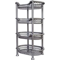 Dandibo - Küchenregal stapelbar Kunststoff Obstregal 93872 Küchenkorb Stapelkorb Gemüsekiste Gemüseregal Grau Stapelregal Stapelbox Küche Dandibo - Küchenregal stapelbar Kunststoff Obstregal 93872 Küchenkorb Stapelkorb Gemüsekiste Gemüseregal Grau Stapelregal Stapelbox Küche von DANDIBO