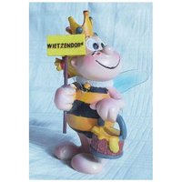 Biene Wietzendorf Honigbiene Maskottchen Figur aus Kunststoff 10 cm von DANDIBO