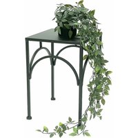 Dandibo - Blumenhocker Metall Schwarz Eckig 33 cm Blumenständer Blumensäule 96449 m Pflanzenhocker Modern Pflanzenständer von DANDIBO
