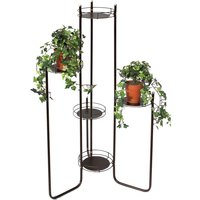 Dandibo - Blumentreppe Metall 102 cm Blumenständer mit 5 Ablagen Art.4A Blumenregal Blumensäule Pflanzenständer Pflanzentreppe von DANDIBO