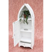 Dandibo - Boot Schrank 1200012 xl Regal 123 cm Badregal Shabby Badschrank Weiß Badmöbel von DANDIBO