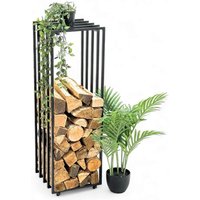 Dandibo - Kaminholzregal Innen Metall Schwarz Feuerholzregal Brennholzregal Kaminholzständer 96609 Kaminholzhalter Dandibo - Kaminholzregal Innen Metall Schwarz Feuerholzregal Brennholzregal Kaminholzständer 96609 Kaminholzhalter von DANDIBO