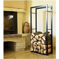 Dandibo - Kaminholzregal Kaminholzständer 100 cm Holzkorb Kaminholzhalter Holzregal Regal von DANDIBO