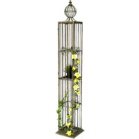 Dandibo - Rosensäule Rosenturm Rankhilfe Metall 230 cm Ranksäule 93970 Rankgitter Rosen Säule Garten von DANDIBO