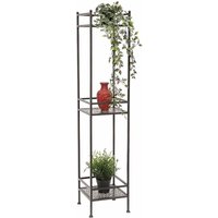 Dandibo - Standregal Schwarz Metall Schmal Stehend 3 Ebenen 110 cm Regal Küche Küchenregal 96485 Metallregal Eisen Modern Dandibo - Standregal Schwarz Metall Schmal Stehend 3 Ebenen 110 cm Regal Küche Küchenregal 96485 Metallregal Eisen Modern von DANDIBO