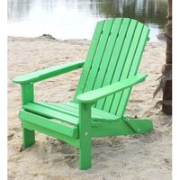 Strandstuhl Holz Grün Gartenstuhl klappbar Adirondack Deckchair - Dandibo von DANDIBO