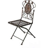 Gartenstuhl Metall Avis 1840 Metallstuhl Bistrostuhl Stuhl Garten Vintage Eisen Nostalgie Eisenstuhl Braun Antik Gartenstuhl Metall Avis 1840 Metallstuhl Bistrostuhl Stuhl Garten Vintage Eisen Nostalgie Eisenstuhl Braun Antik von DANDIBO