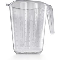 Dandibo - Messbecher 1l Kunststoff Transparent Messkanne Füllvolumen 1 Liter Literbecher von DANDIBO
