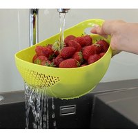Schüssel mit Sieb Kunststoff 521 Grün Nudelsieb Küchensieb Waschschüssel Abtropfsieb Salatschüssel Spülmaschinenfest Schüssel mit Sieb Kunststoff 521 Grün Nudelsieb Küchensieb Waschschüssel Abtropfsieb Salatschüssel Spülmaschinenfest von DANDIBO