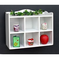 Dandibo - Setzkasten Wandregal 12020 Regal 40 cm Vintage Shabby Landhaus Küchenregal Weiß Dandibo - Setzkasten Wandregal 12020 Regal 40 cm Vintage Shabby Landhaus Küchenregal Weiß von DANDIBO