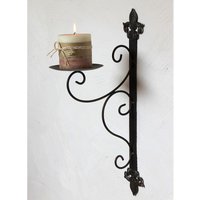 Wandkerzenhalter 12111 Kerzenhalter aus Metall Wandleuchter 47 cm Kerzenleuchter von DANDIBO