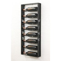 Dandibo - Weinregal Wand Metall Schwarz Sofie Flaschenständer Flaschenregal Flaschenhalter Weinflaschenregal von DANDIBO