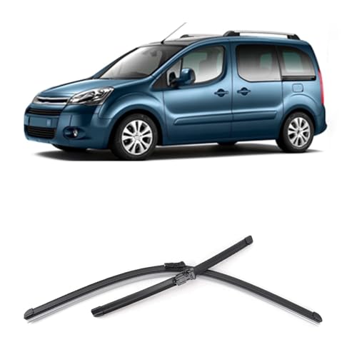 DANETI 26"+16" Auto Scheibenwischer Vorne, für Citroen Berlingo B9 2008-2018 Set Wischer Wischblätter Vorne Frontscheibe Scheibenwischer Auto Accessoire von DANETI