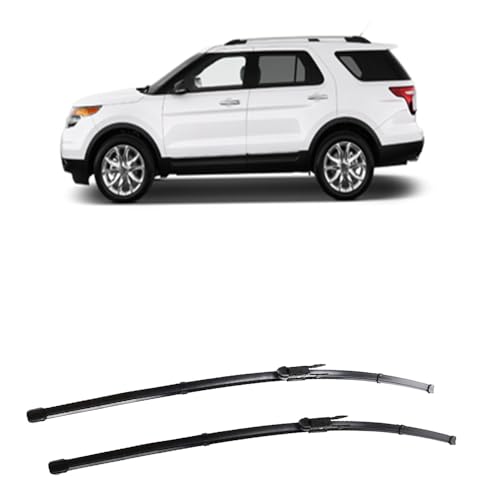 DANETI 26"+22" Auto Scheibenwischer Vorne, für Ford Explorer 5 U502 2011-2019 Set Wischer Wischblätter Vorne Frontscheibe Scheibenwischer Auto Accessoire von DANETI