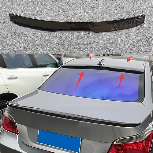 DANETI Heckspoiler für BMW E60 520i 528i 535i 530i 525i, Kofferraumspoiler ABS Auto Heckspoiler Spoiler Universal Heckscheibenspoiler,Glossy BlackA von DANETI