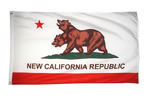 DANF FLAG New California Republic Flagge Banner 91 x 152 cm, Polyester mit Messingösen DANF FLAG New California Republic Flagge Banner 91 x 152 cm, Polyester mit Messingösen von DANF FLAG