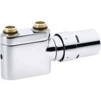 Danfoss Anschlussarmatur VHX Duo Set R 1/2", Durchgangsausführung, Chrom von DANFOSS