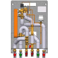 Danfoss EvoFlat Reno Typ 3 E 230V, inklusive Kugelhähne von DANFOSS