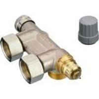 Danfoss - Heizkörperverschraubung 1 Rohrventil 1/2AG 3/4AG Eck 013G4691 von DANFOSS