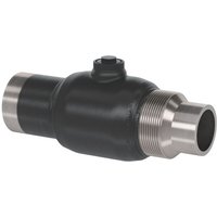 Danfoss Kugelhahn Typ JIP 125.20 DN 100, Kvs 6,0m3/h, PN 25, mit Gewinde- und verstärktem Anschweissende (VAE-AE/AG) von DANFOSS