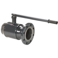 Danfoss - Kugelhahn Typ jip 216.14 dn 100, Kvs 2300m3/h, pn 16, Anschweissende mit Flansch (ae - fl) von DANFOSS