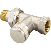 Danfoss - Rücklaufverschraubung rlv 10 r 3/8', Durchgangsausführung, vernickelt von DANFOSS