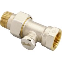 Danfoss - RLV-S20 Rücklaufverschraubung 3/4' absperrbar dg 003L0126 von DANFOSS