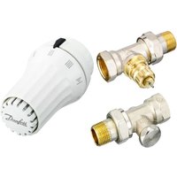 Danfoss - React Thermostatkopf-Set + ra-fn gerader Körper 15 +rlv-s Einstell-T. Danfoss - React Thermostatkopf-Set + ra-fn gerader Körper 15 +rlv-s Einstell-T. von DANFOSS