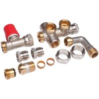 Danfoss Steigrohrventil für 2-Rohranlagen Set RA-KW, Heizkörper R 1/2", Anlage: G 3/4" AG Danfoss Steigrohrventil für 2-Rohranlagen Set RA-KW, Heizkörper R 1/2", Anlage: G 3/4" AG von DANFOSS