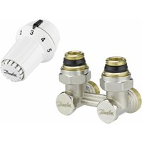 Danfoss - Thermostat-Set Hahnblock Home ras-c rlv-ks 1/2 Eckform Heizkörperthermostat von DANFOSS
