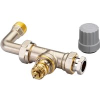 Danfoss Ventilgehäuse RA-KE Durchgangsausführung mit Bogen, R 1/2" von DANFOSS