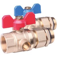 Danfoss - Kugelhahn 1' mit Verschraubung von DANFOSS