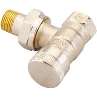 Danfoss - Rücklaufverschraubung rlv 10 r 3/8', Eckausführung, vernickelt von DANFOSS
