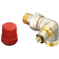 Danfoss - Ventilgehäuse ra-n 15 g 3/4' ag, Winkelausführung rechts, matt vernickelt von DANFOSS