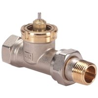 Danfoss - Ventilgehäuse rav 25/8 r 3/4', Durchgangsausführung, matt vernickelt von DANFOSS