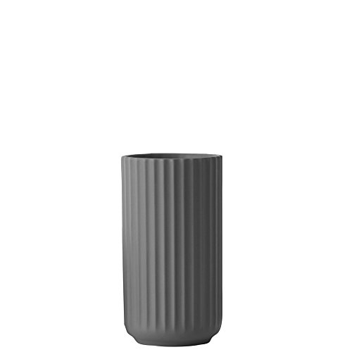 DANMARK LYNGBY Lyngbyvase Vase, Porzellan, grau, 10.5 cm von DANMARK LYNGBY