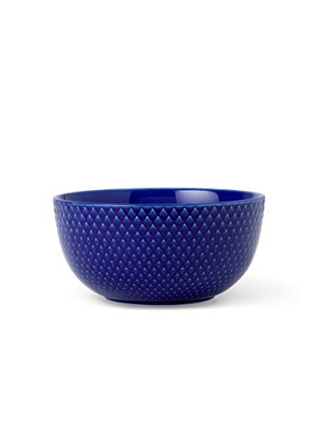 Lyngby Porcelæn Schale Ø13 cm Rhombe Color Mix & Match aus Porzellan, blau von DANMARK LYNGBY