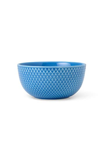 Lyngby Porcelæn Schale Ø13 cm Rhombe Color Mix & Match aus Porzellan, hellblau von DANMARK LYNGBY