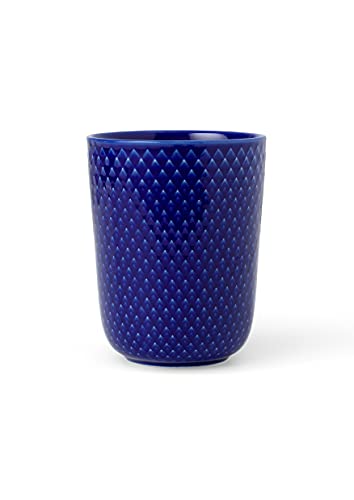 Lyngby Porcelæn Becher 33 cl Rhombe Color Mix & Match für Tee, dunkelblau von DANMARK LYNGBY