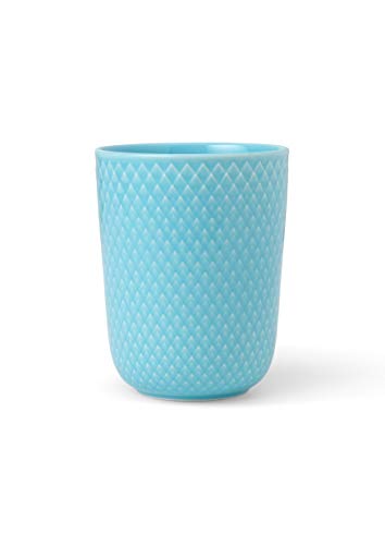 Lyngby Porcelæn Becher 33 cl Rhombe Color Mix & Match Tee und Kaffee, hellblau von DANMARK LYNGBY