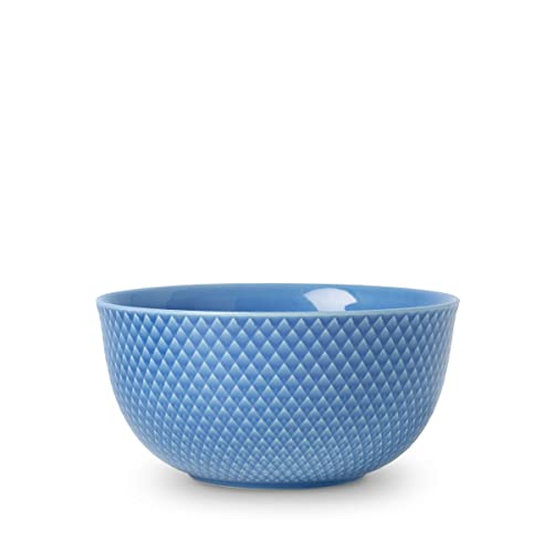 Lyngby Porcelæn Schale Ø17.5 cm Rhombe Color Mix & Match aus Porzellan, blau von DANMARK LYNGBY