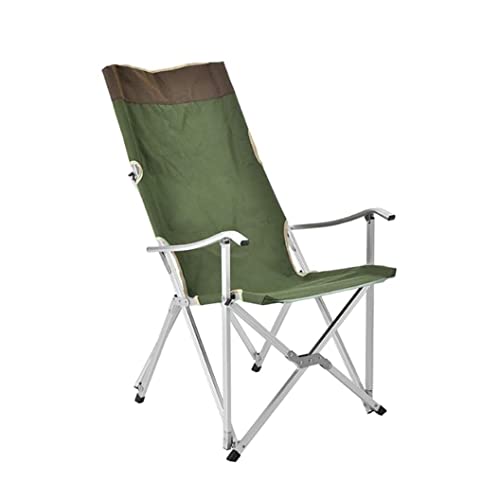 DANNMPX Camping Chair Campingstuhl Robuster Klapp-Rasenstuhl Aus Stahl Mit Harten Armen Und Getränkehalter Für Das Angeln Im Freien Klappbarer Campingstuhl(C) von DANNMPX