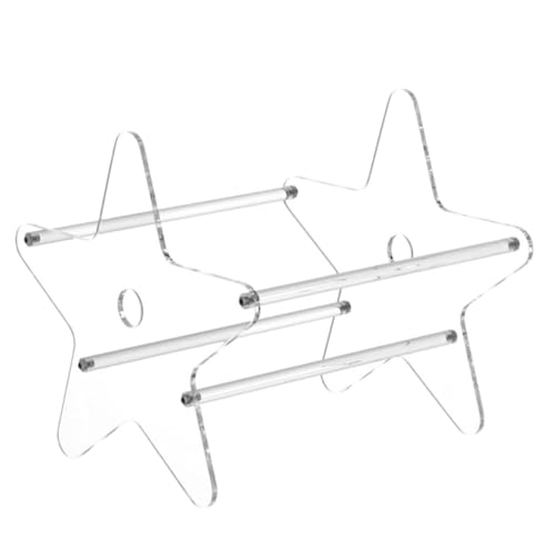 DANNMPX Plattenregal 2er-Pack CD-Halter Aus Klarem Acryl, Schallplatten-Aufbewahrungsregal Mit Schallplattenständer, Display for Den Schreibtisch Schallplattenständer DANNMPX Plattenregal 2er-Pack CD-Halter Aus Klarem Acryl, Schallplatten-Aufbewahrungsregal Mit Schallplattenständer, Display for Den Schreibtisch Schallplattenständer von DANNMPX