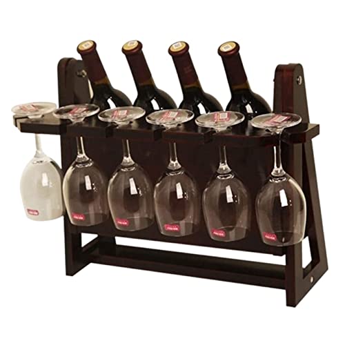 DANNMPX Weinregale Weinregal Aus Massivem Holz, Verkehrt Herum, Europäischer Weinhalter, Haushaltsdekoration Für Bartheke Küche(C) von DANNMPX