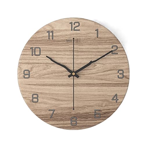 Dekorative Wanduhren Decor Wanduhr 12-Zoll-Marmor-batteriebetriebene, Stilvolle, Elegante, Leise, Nicht Tickende Wanduhr Für Wohnzimmer Wanduhr(E) von DANNMPX
