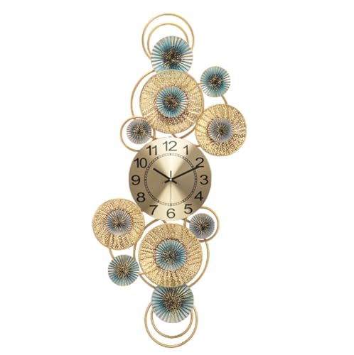 Dekorative Wanduhren Home Wanduhr Iron Art Stille Wanduhr Einfache Dekoration Wanduhren Für Wohnzimmer Wanduhr(B) von DANNMPX